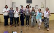Having fun at rehearsal, May 2025